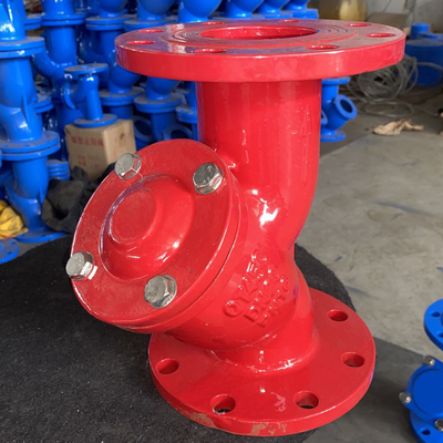 Blauwe DN250 4 de Klep Kneedbaar Ijzer Gggg40 van de Duimy Zeef voor de Vervangstukken van de Waterfilter