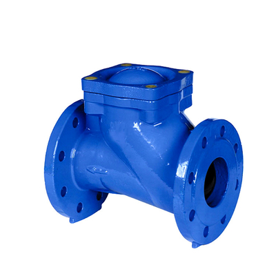 Van de het Gietijzerschommeling van DIN F6 van de de Controleklep GGG50 QT450 van de de Vinschommeling Rubber de Controleklep