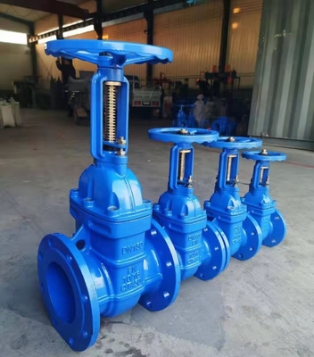 QT400 de Poortklep Uit gegoten staal van de Gietijzerpn10 Dn50 Flens voor Water Veelvoudige Kleur