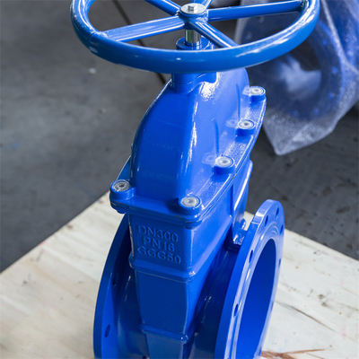 QT450 de kneedbare Klep Op hoge temperatuur van de de Klepdn300 PN16 Poort van de Ijzerpoort
