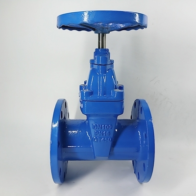 Van de het Gietijzerpoort van Grey Iron Non Rising Stem Qt450 Pn16 de Klepw Rubberwig